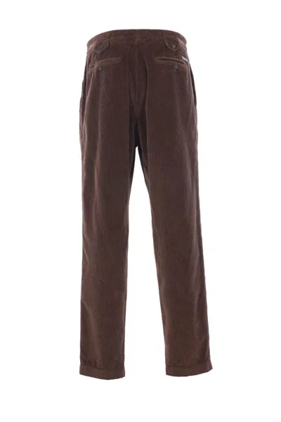 Dolce & Gabbana Men Corduroy Pants In Brown