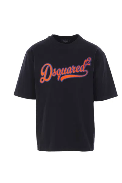 Dsquared2 Short-sleeved T-shirt In Black