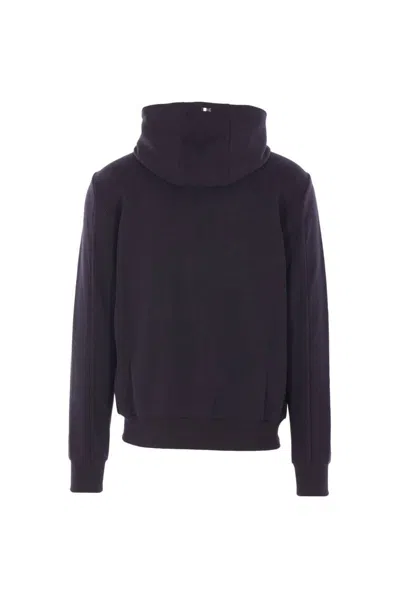 Herno Contrast-panel Piqué Jacket In Black