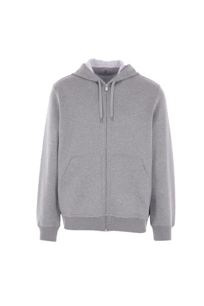 Brunello Cucinelli Sweaters In Gray
