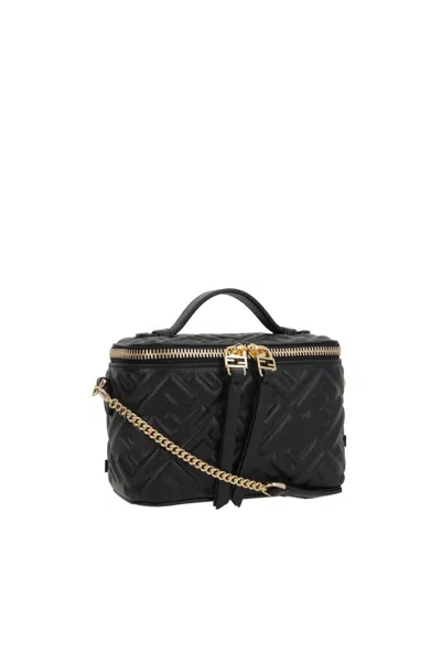 Fendi Mini "vanity" Bag In Black