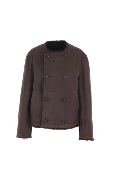Brunello Cucinelli Coats In Brown