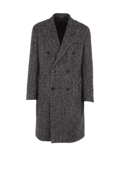 Tagliatore Coats In Black