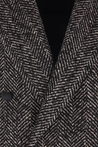 Tagliatore Coats In Black