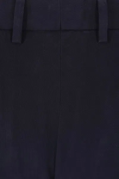 Zegna Trousers In Blue