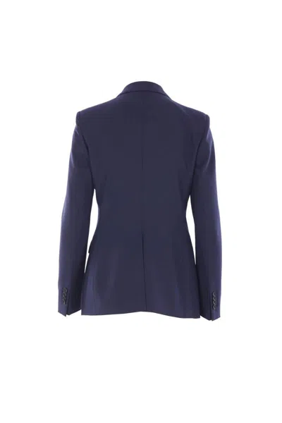 Tagliatore Double-breasted Wool Jacket In Black