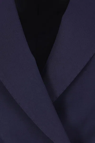 Tagliatore Double-breasted Wool Jacket In Black