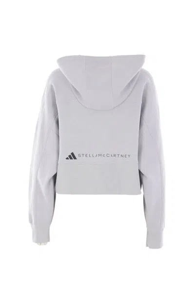 Adidas By Stella Mccartney Zip-up Hoodie In Gray