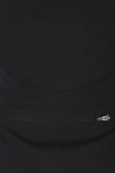 Adidas By Stella Mccartney Truepurpose Perforated Printed Stretch Recycled Top In Black