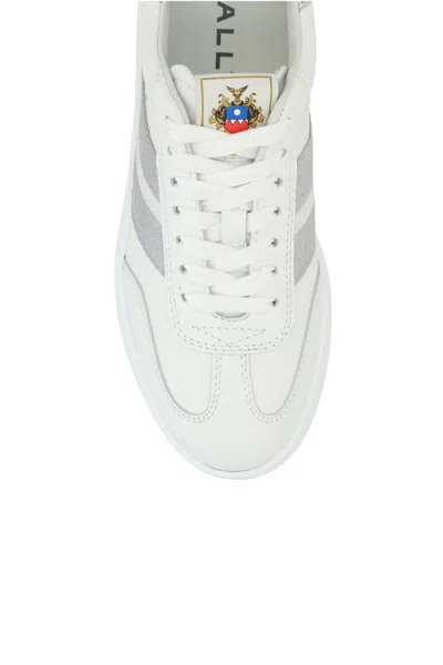 Bally Roget Sneakers In Smooth Leather In Multi