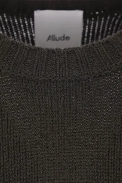 Allude Sweaters In Black