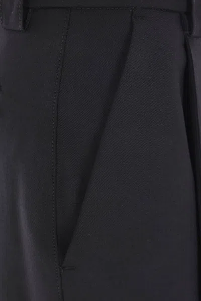 The Latest L-blend Tapered Pants With Dart In Black