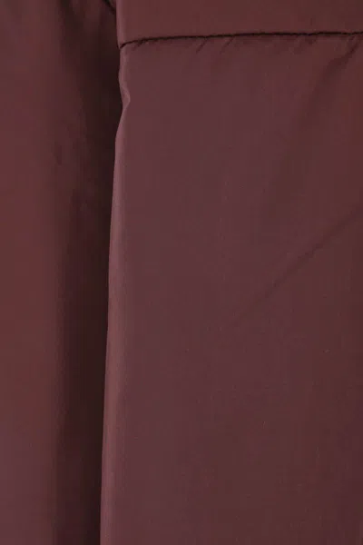Aspesi Hooded Padded Jacket In Purple