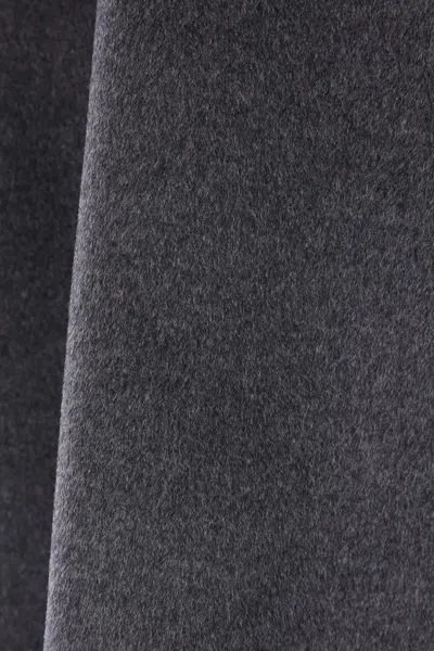 Aspesi Hooded Double-slider Zip Coat In Gray