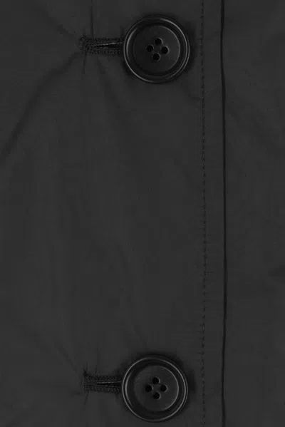 Aspesi Button-fastening Patch-pocket Jacket In Black