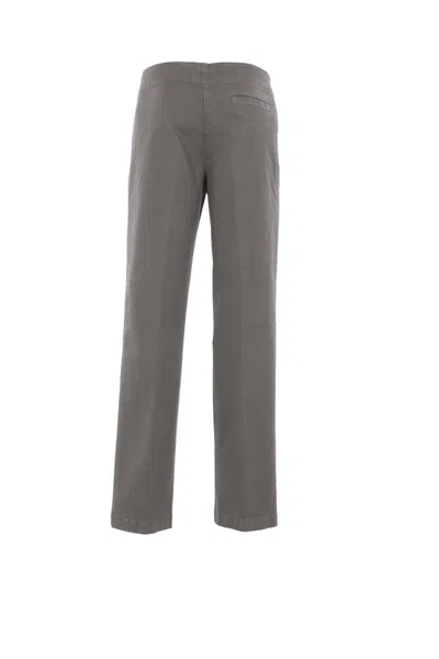 Aspesi Drawstring-waist Trousers In Gray