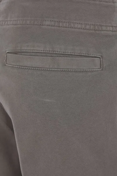 Aspesi Drawstring-waist Trousers In Gray