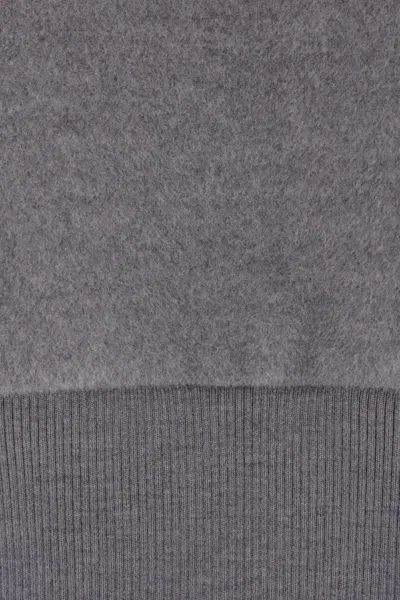 Lardini Brushed Wool Jacket In Pure Virgin Wool In Gray