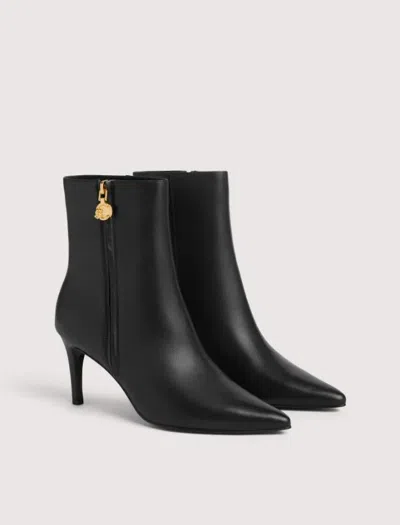 Coccinelle 80mm C-me Smooth Zip-detail Pointed-toe Boots In Black