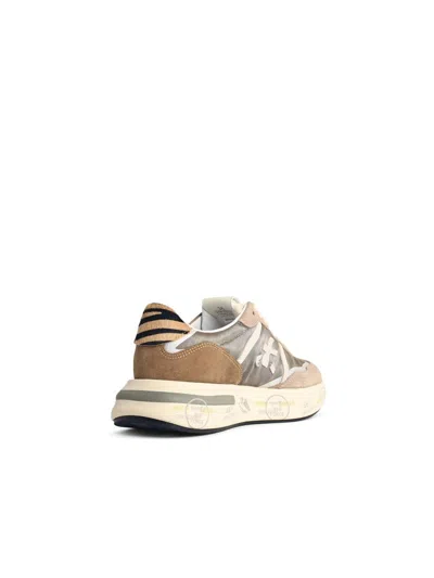 Premiata Cassie Leather Sneakers In Multi