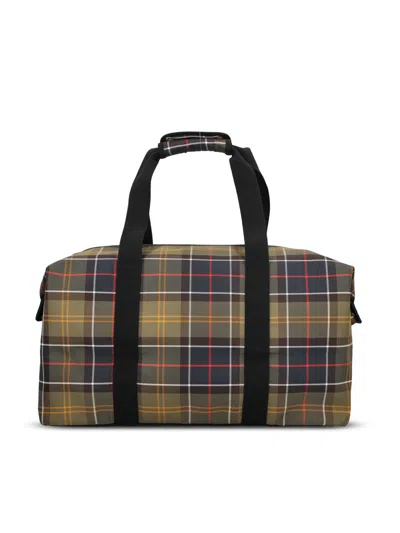 Barbour Torridon Tartan-check Weekend Bag In Black