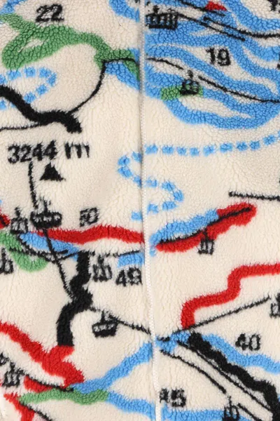 Napapijri Graphic-print Fleece Jacket In Multi