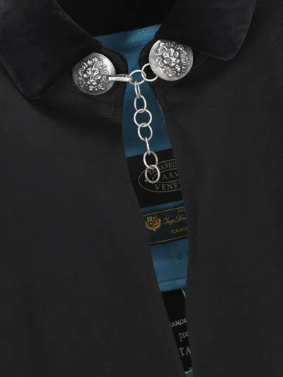 Il Tabarro Wool Cape In Black