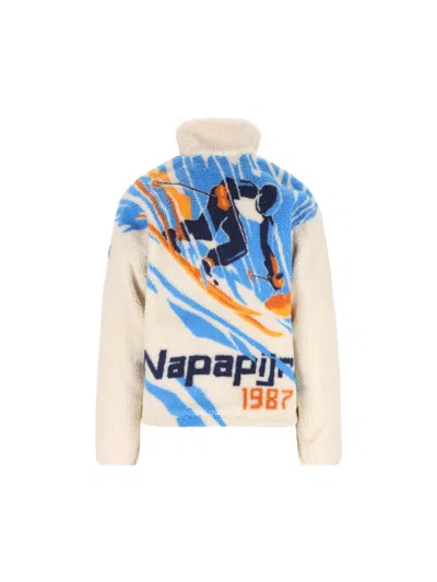 Napapijri T-fiemme Fleece Jacket In Neutral