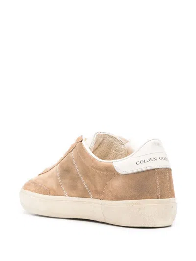 Golden Goose Soul Star Suede Upper Leather Hf Tongue Leather Heel In Brown