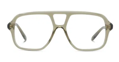 Loewe Slim Rectangular Glasses In Gray