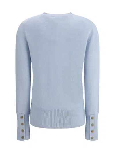 Lisa Yang The Nellia Button-cuffs Cardigan In Blue