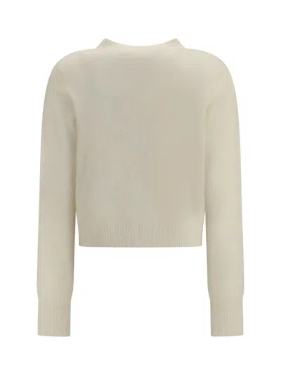 Lisa Yang Azalea Button-front Cashmere Cardigan In White