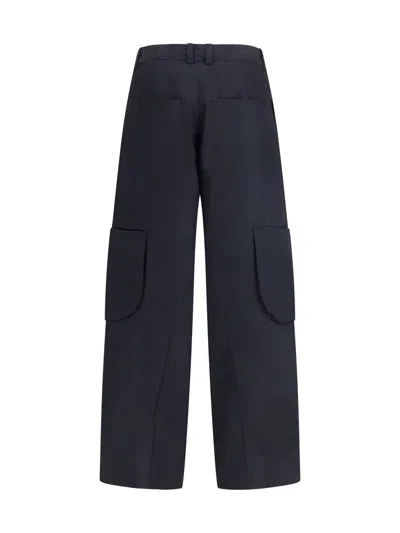 Jacquemus Men Le Cargo Molino Pants In Blue