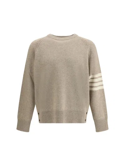 Thom Browne Wool Sweater In Brown