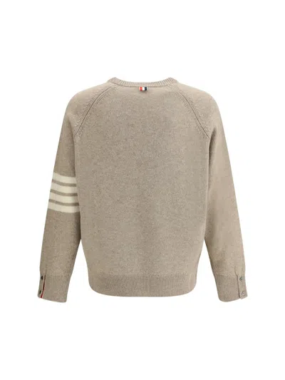 Thom Browne Wool Sweater In Brown