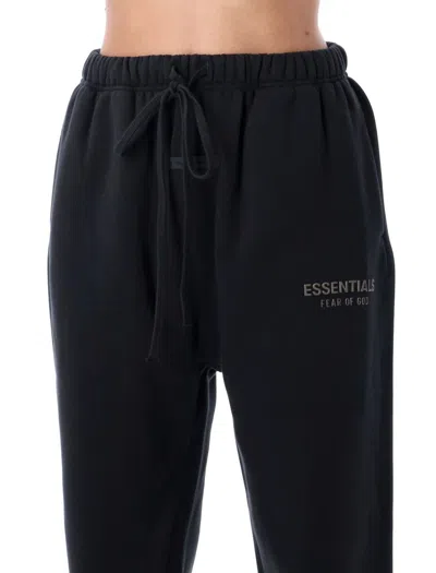 Fear Of God Essential Black  Sweatpants In Black