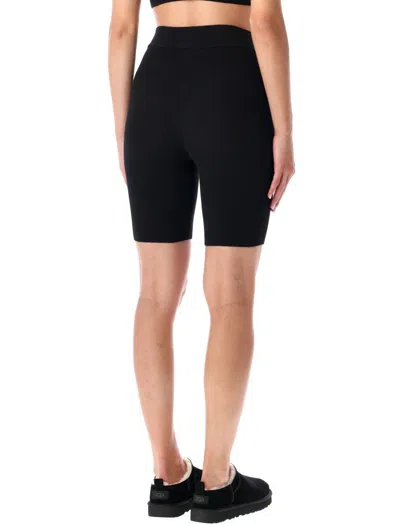 Fear Of God Essential Black  Biker Shorts In Black