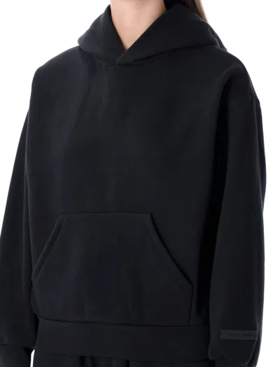 Fear Of God Essential Black  90s Fit Zip Hoodie In Black