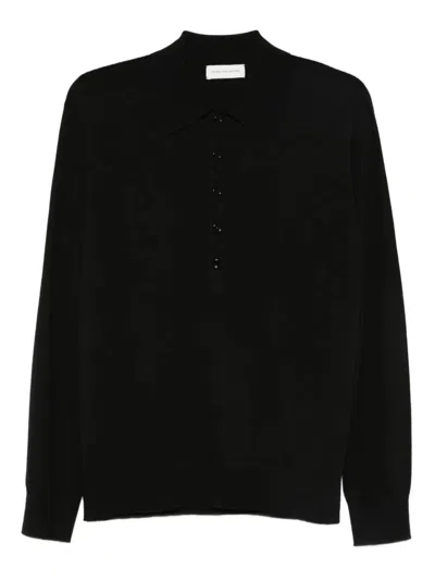 Dries Van Noten Polo In Black