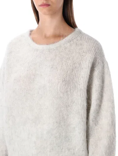 American Vintage Niby Round-neck Sweater In Gray