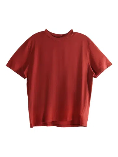 Our Legacy Short Sleeve Crew Neck Basic T-shirt In Red