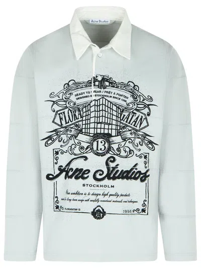 Acne Studios Gray Cotton Sweater Men In Gray