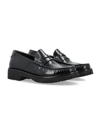 Saint Laurent 15mm Le Loafer Leather Loafers In Black