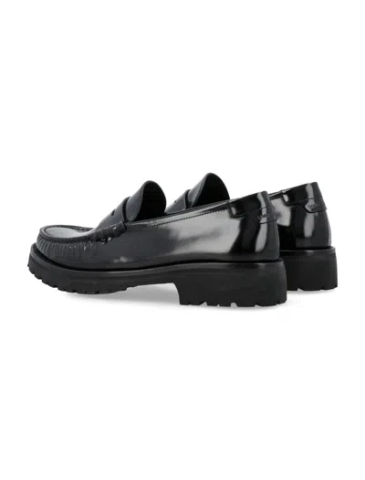 Saint Laurent 15mm Le Loafer Leather Loafers In Black