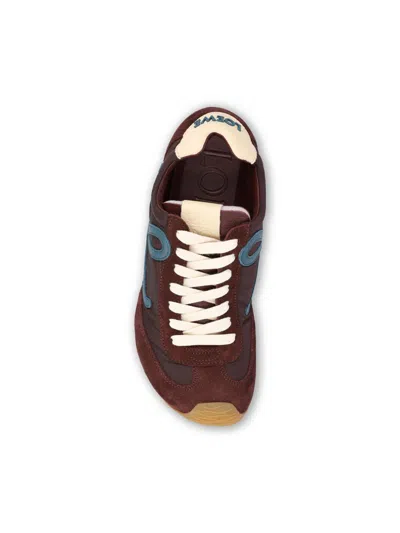 Loewe Ballet Runner 2.0 Logo-detail Sneakers In Brown