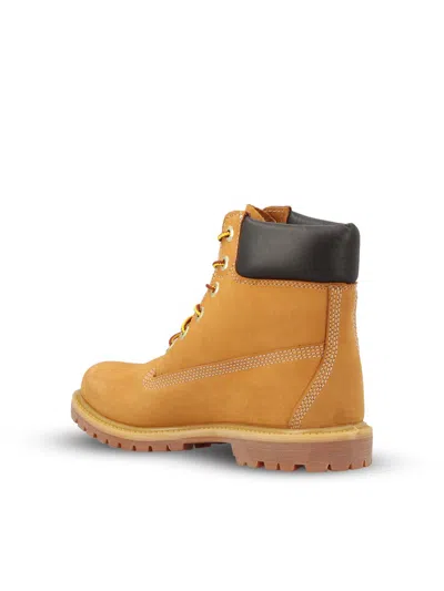 Timberland Premium 6-inch Waterproof Faux Fur Lined Boot In Orange
