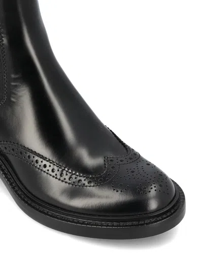 Saint Laurent Vincent Smooth Leather Chelsea Boots Shoes In Black