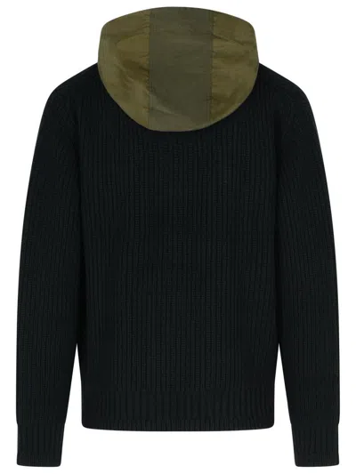 Sacai Black Wool Blend Jacket In Black