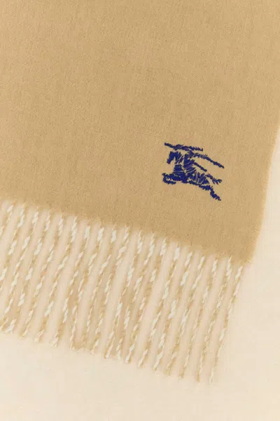 Burberry Cashmere Scarf Featuring Fringe Detailing