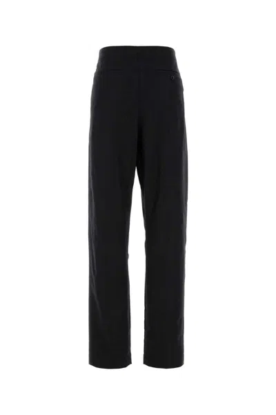Lemaire Drawstring Parachute Pants In Black